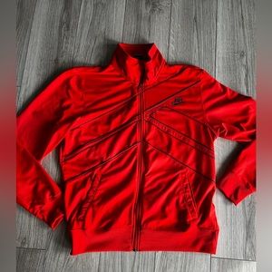 Nike Track Jacket Red - Mens Large